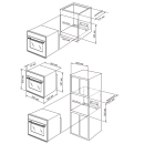 Духовой шкаф электрический Schtoff CME 7307 Nano Matte Black (CME 7307 Nano Matte Black) 