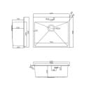 Комплект ARFEKA ECO AR мойка 600*500, коландер G, дозатор SATIN DECOR (ECO AR 600*500+CL AR G+DS AR SATIN ) 