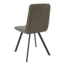 Стул ROM D, b05 LATTE LUX\черный (120085) 