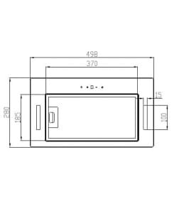 Вытяжка SCHTOFF Trend 50 Black