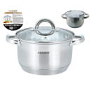 Кастрюля Fanhoff "Iveta" 4,8 л, 22*13,5 см FH-640-22 нержавеющая сталь (00113008) 