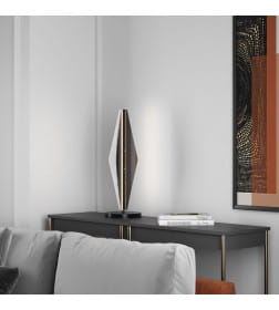 Светильник настольный светодиодный со стеклянным плафоном 308052 LED латунь