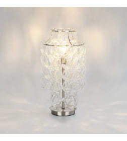 Светильник настольный с фигурным стеклом 1_380