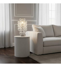 Светильник настольный с фигурным стеклом 1_380