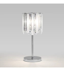 Светильник настольный с хрусталем 108011 хром