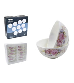 Набор салатников (10пр.) Lavenir  "Анабель" 250 мл, 11 см, 4,5" 10PCS A9-19010-1 стеклокерамика