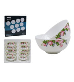 Набор салатников (10пр.) Lavenir  Розмари" 250 мл, 11 см,4,5" 10PCS A9-21015 стеклокерамика