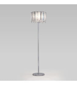 Светильник напольный с хрусталем 109011 хром