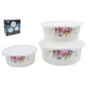 Набор салатников (3пр.) Lavenir "Анабель" 550/950/1350 мл, 13/16/18см XMW-3T A9-19010-1 (70749) 