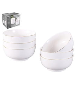 Набор салатников "Элит" 400 мл, 5" (6пр.) 100-150 круг