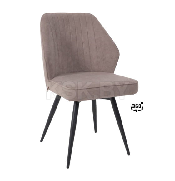 Стул MICHAEL-R1 360, b05 LATTE LUX\черный (127413) 