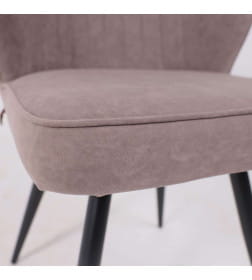 Стул MICHAEL-R1 360, b05 LATTE LUX\черный