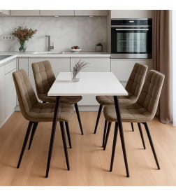 Стул Rafael M-R 360, b05 LATTE LUX\черный