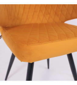 Стул ROB-R1 360, d16 OCHRE LUX\черный