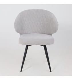 Стул ROB-R1 360, b20 SILVER LUX\черный