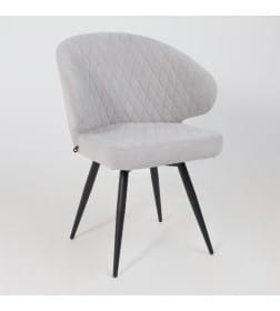 Стул ROB-R1 360, b20 SILVER LUX\черный