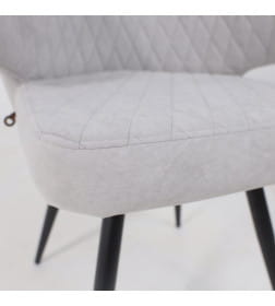 Стул ROB-R1 360, b20 SILVER LUX\черный