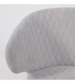 Стул ROB-R1 360, b20 SILVER LUX\черный