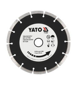 Диск алмазный 180х22,2 мм диск для сухой резки YATO 