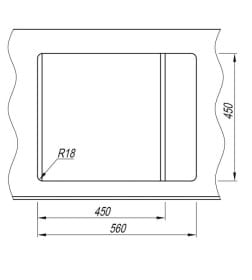 Мойка кухонная ARFEKA ALEXIA 58 SILKEN WHITE