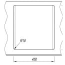 Мойка кухонная ARFEKA DALAGO 47 WET GRAPHITE (DALAGO 47 WET GRAPHITE) 