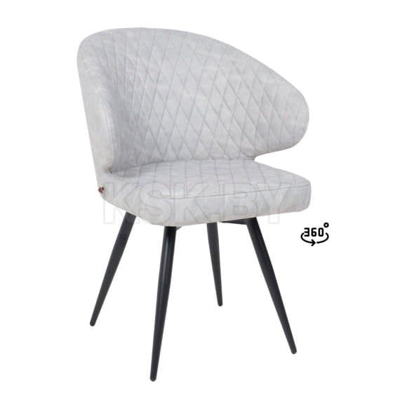 Стул ROB-R1 360, b22 GREY LUX\черный (127420) 