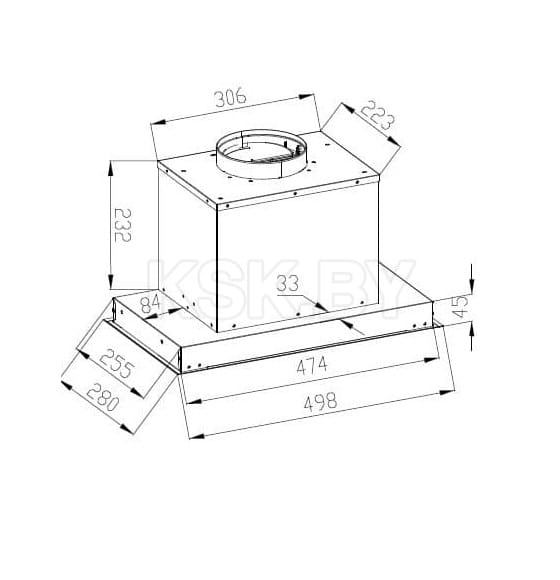 Вытяжка SCHTOFF Vento 50 Black (Vento 50 Black) 