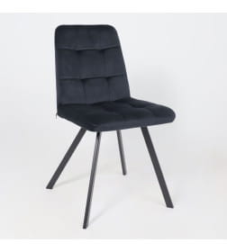 Стул ROMMY, d24 BLACK LUX\черный