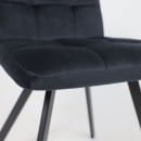 Стул ROMMY, d24 BLACK LUX\черный (126949) 