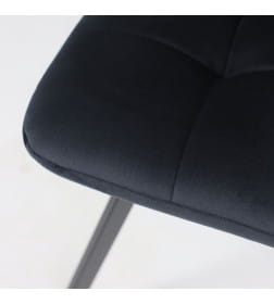 Стул ROMMY, d24 BLACK LUX\черный