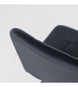 Стул ROMMY, d24 BLACK LUX\черный