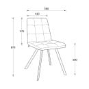 Стул ROMMY, d24 BLACK LUX\черный (126949) 