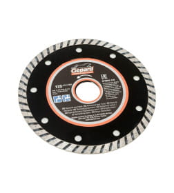 Диск алмазный 125х22,2мм GEPARD TURBO