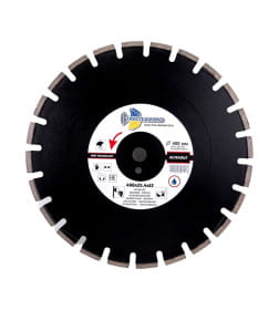 Диск алмазный отрезной 400х25,4 мм по асфальту (серебряная пайка) Trio-diamond GA774