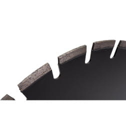 Диск алмазный отрезной 400х25,4 мм по асфальту (серебряная пайка) Trio-diamond GA774