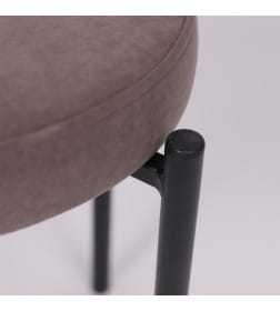 Табурет BOB, b05 LATTE LUX\черный