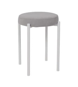 Табурет BOB, b20 SILVER LUX\белый