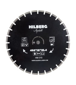 Диск алмазный 450х25,4мм по асфальту Hilberg