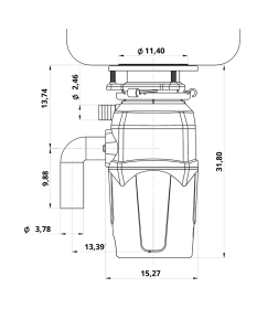 Измельчитель пищевых отходов ARFEKA FWD LITE