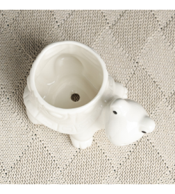 Кашпо керамическое "Черепашка" 14*8,5*9 см (арт. 28342110, код 292332)