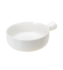 Форма для запекания керамическая с ручкой 20,5 см (арт. Z11134-M.white, код 294169)