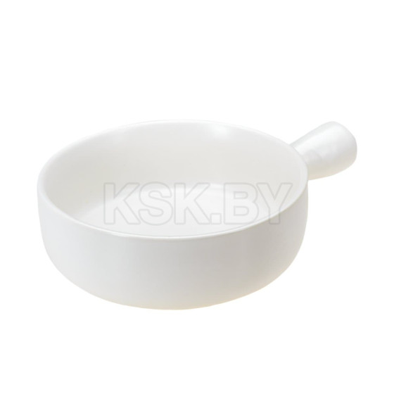 Форма для запекания керамическая с ручкой 20,5 см (арт. Z11134-M.white, код 294169) (Z11134-M White) 