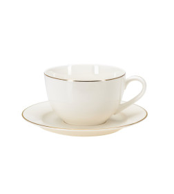 Набор чашек с блюдцами фарфоровый 8 пр. 250 мл (арт. RN10003-1G/4, код 294596)