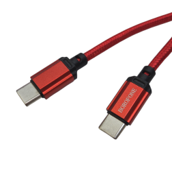 Кабель USB Type-C-USB Type-C, 1 м, красный, Borofone Sharp BX87