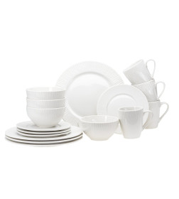 Набор посуды фарфоровый 16 пр.: 8 тарелок 19/26,5 см, 4 салатника 14 см, 4 кружки 350 мл (арт. BB102549, код 293490)