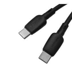 Кабель Borofone BX93 Type-C - Type-C 100W черный 1м.
