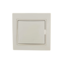 Выключатель крем со вставкой  MIRA 701-0303-100 (701-0303-100) 