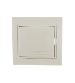 Выключатель крем со вставкой  MIRA 701-0303-100