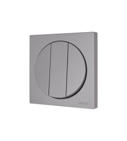 Выключатель тройной серый матовый OSEN Lezard 743-7488-109