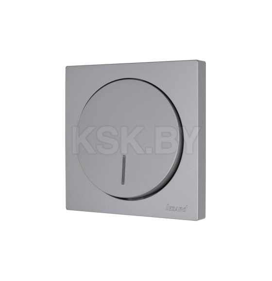 Выключатель с подсветкой серый матовый OSEN Lezard 743-7488-111 (743-7488-111) 